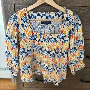 RACHEL Rachel Roy Multicolor Floral Blouse